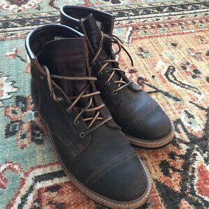 Truman Java Waxed Flesh Boots - size 11